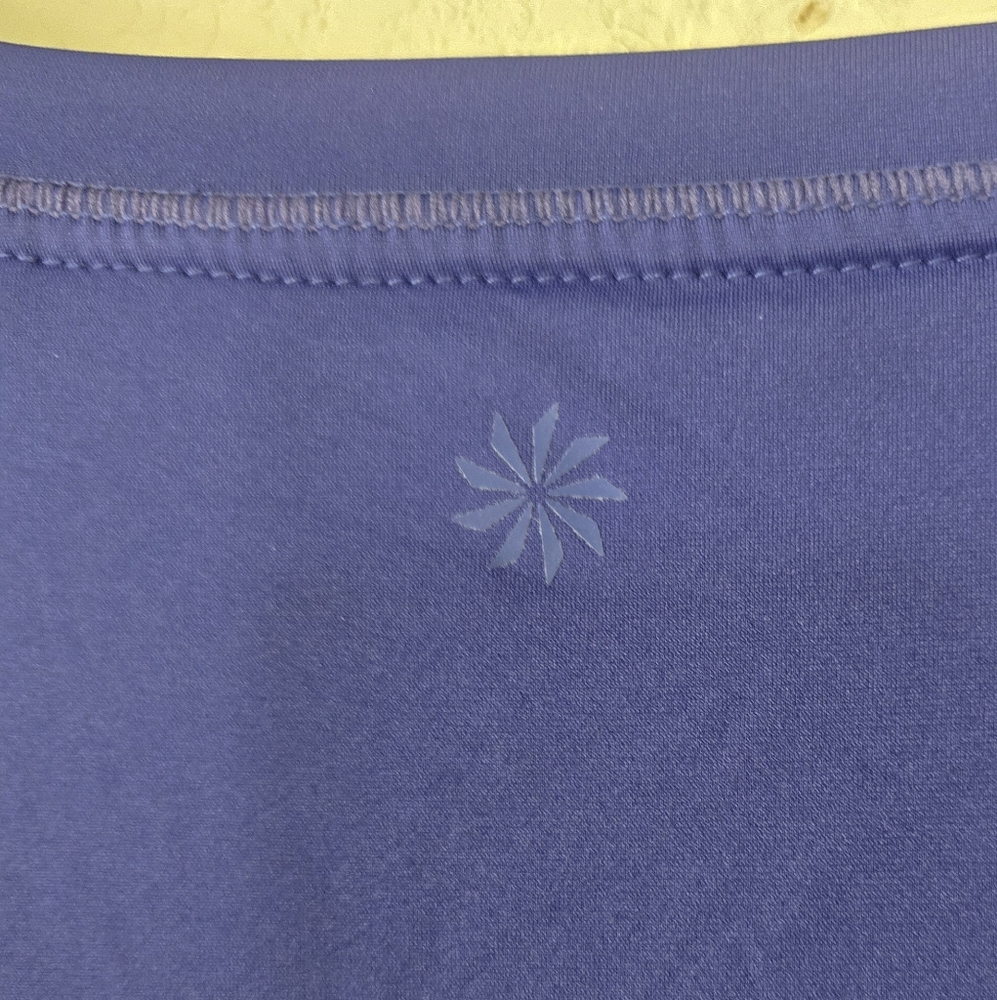 Athleta Sunlover UPF Tulip Back Long Sleeve Top Royal Blue Size Tall Large - Picture 6 of 10